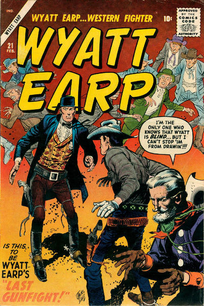 Cover for Wyatt Earp (Marvel, 1955 series) #21
