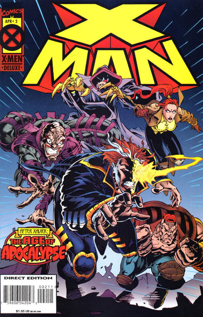 Cover for X-Man (Marvel, 1995 series) #2 [Direct Edition]