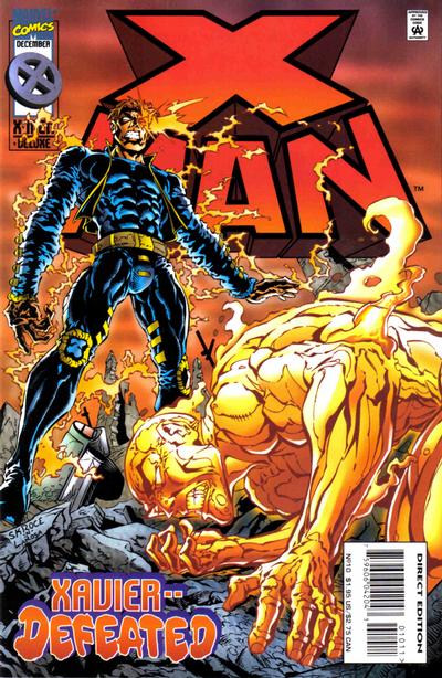 Cover for X-Man (Marvel, 1995 series) #10 [Direct Edition]