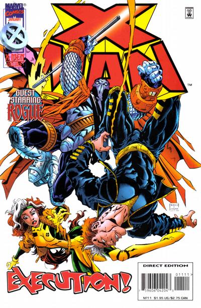 Cover for X-Man (Marvel, 1995 series) #11 [Direct Edition]