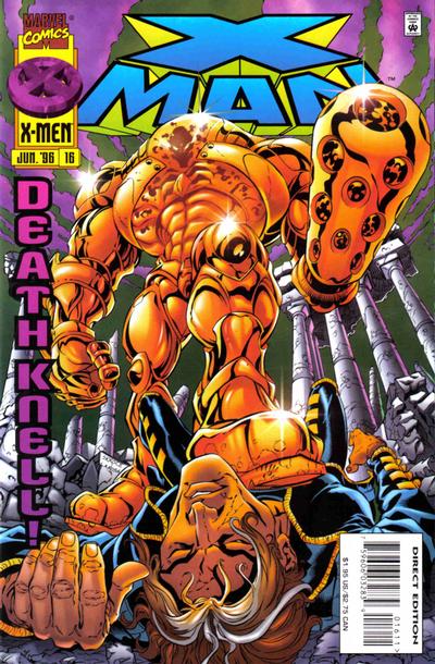 Cover for X-Man (Marvel, 1995 series) #16 [Direct Edition]
