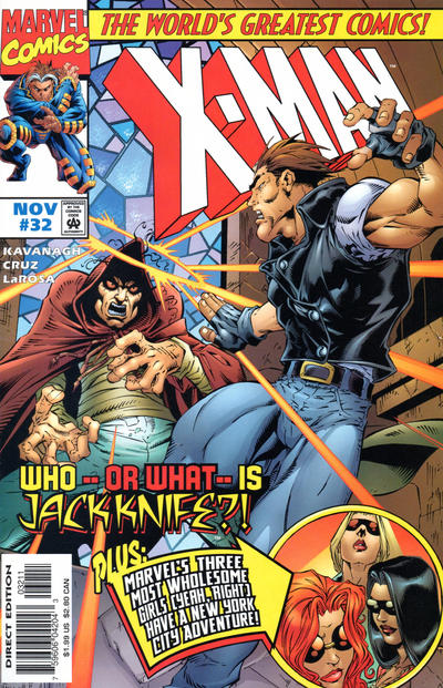 Cover for X-Man (Marvel, 1995 series) #32 [Direct Edition]