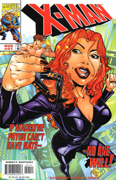Cover for X-Man (Marvel, 1995 series) #41 [Direct Edition]
