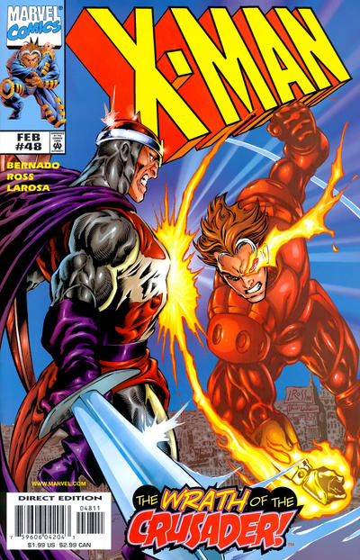 Cover for X-Man (Marvel, 1995 series) #48 [Direct Edition]