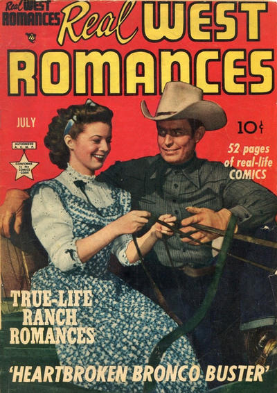 Cover for Real West Romances (Prize, 1949 series) #v1#2