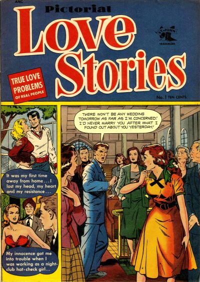 Cover for Pictorial Love Stories (St. John, 1952 series) #1