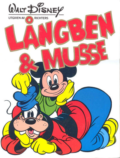 Cover for Långben & Musse (Richters Förlag AB, 1985 series) 