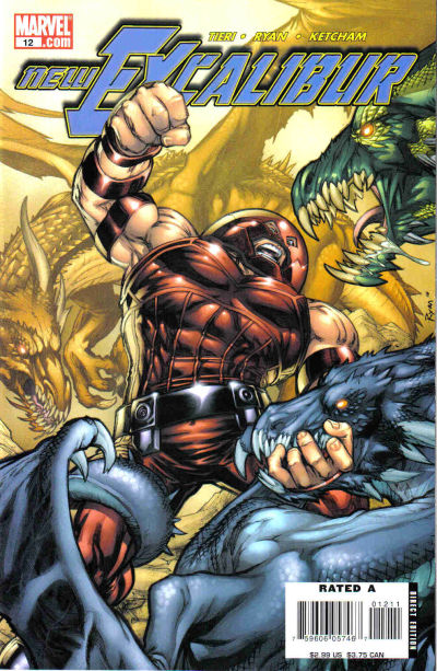 Cover for New Excalibur (Marvel, 2006 series) #12 [Direct Edition]