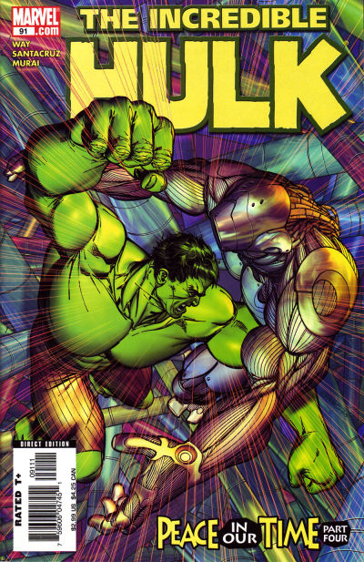 Cover for Incredible Hulk (Marvel, 2000 series) #91 [Direct Edition]