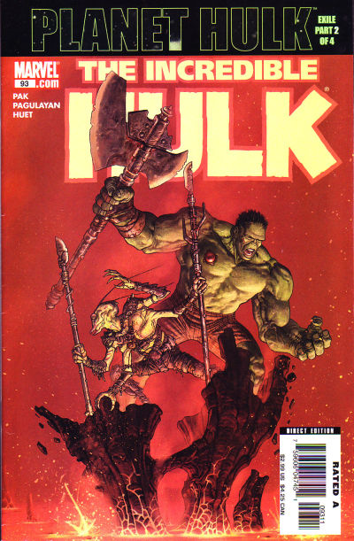 Cover for Incredible Hulk (Marvel, 2000 series) #93 [Direct Edition]