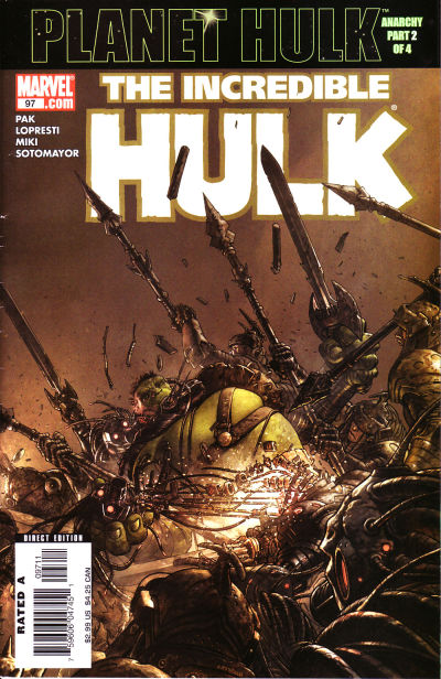 Cover for Incredible Hulk (Marvel, 2000 series) #97 [Direct Edition]