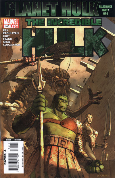 Cover for Incredible Hulk (Marvel, 2000 series) #100 [Direct Edition]
