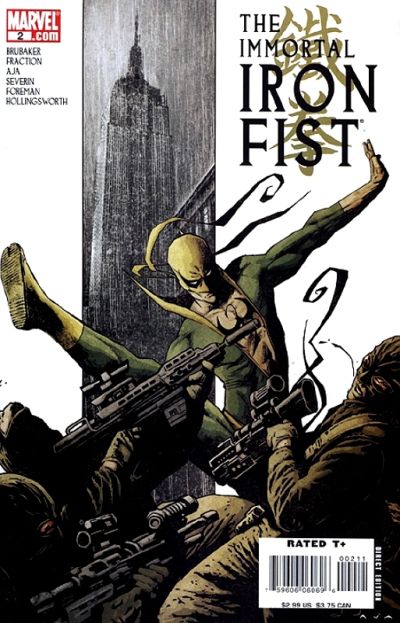 Cover for The Immortal Iron Fist (Marvel, 2007 series) #2