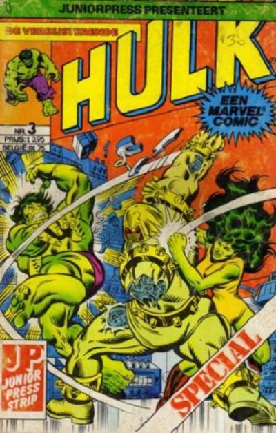 Cover for De verbijsterende Hulk Special (Juniorpress, 1983 series) #3
