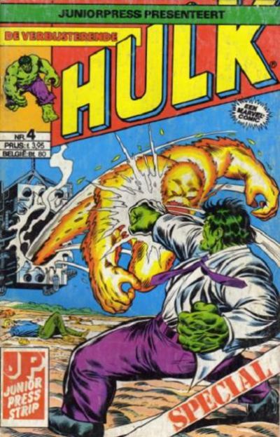 Cover for De verbijsterende Hulk Special (Juniorpress, 1983 series) #4