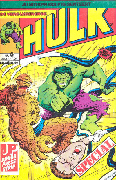 Cover for De verbijsterende Hulk Special (Juniorpress, 1983 series) #6