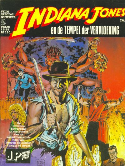 Cover for Filmspecial (Juniorpress, 1983 series) #2 - Indiana Jones en de tempel der vervloeking