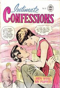 Cover for Intimate Confessions (I. W. Publishing; Super Comics, 1958 series) #12