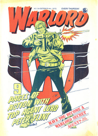 Cover for Warlord (D.C. Thomson, 1974 series) #54