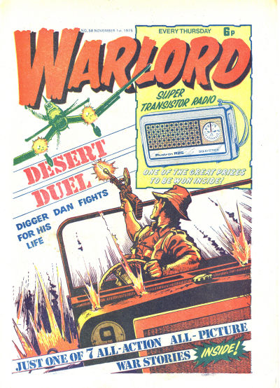Cover for Warlord (D.C. Thomson, 1974 series) #58