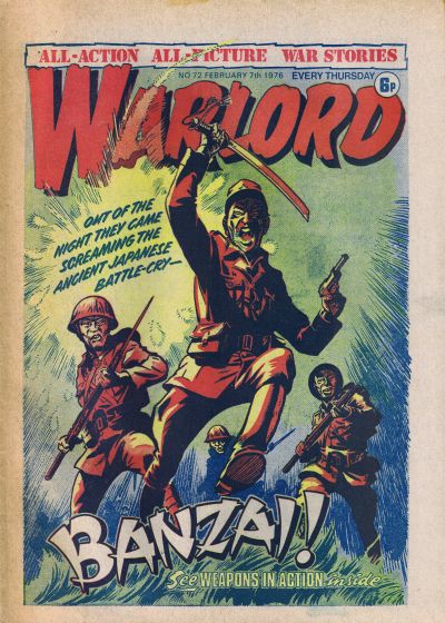 Cover for Warlord (D.C. Thomson, 1974 series) #72