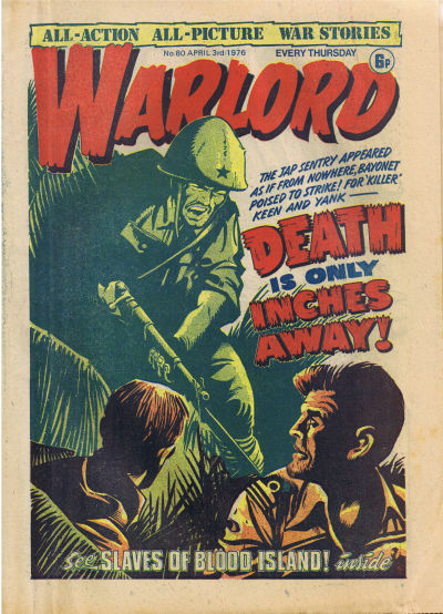 Cover for Warlord (D.C. Thomson, 1974 series) #80