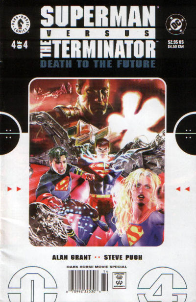 Cover for Superman vs. The Terminator: Death to the Future (Dark Horse, 1999 series) #4