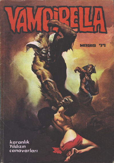 Cover for Vampirella (Mehmet K. Benli, 1976 series) #[23]