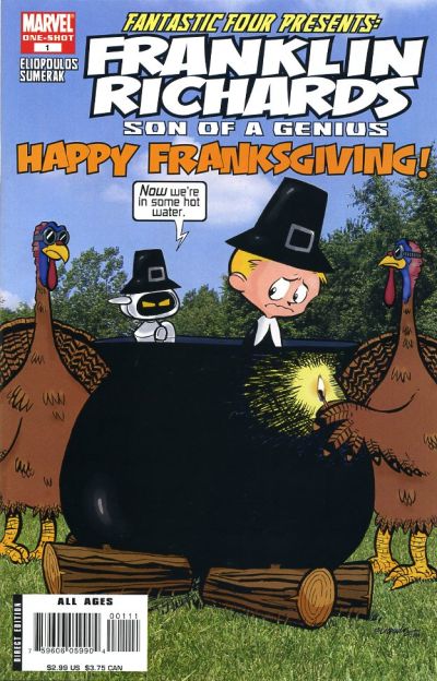Cover for Franklin Richards: Happy Franksgiving (Marvel, 2007 series) #1