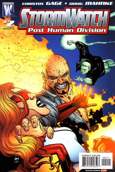 Cover for Stormwatch: P.H.D. (DC, 2007 series) #2