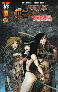 Cover Thumbnail for Witchblade / The Magdalena / Vampirella (Image / Harris, 2003 series) [Tan Cover]
