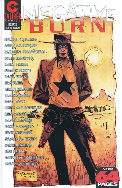 Cover for Negative Burn (Caliber Press, 1993 series) #28
