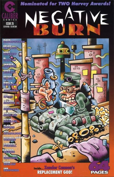 Cover for Negative Burn (Caliber Press, 1993 series) #35