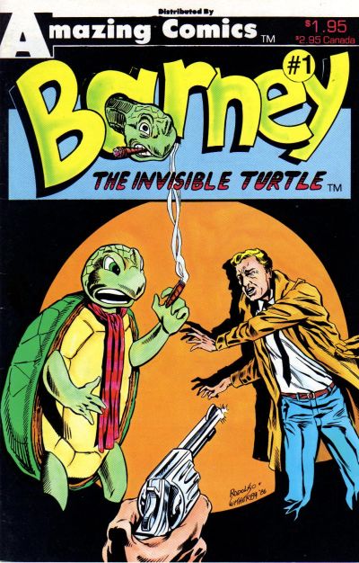 Cover for Barney the Invisible Turtle (Amazing, 1987 series) #1