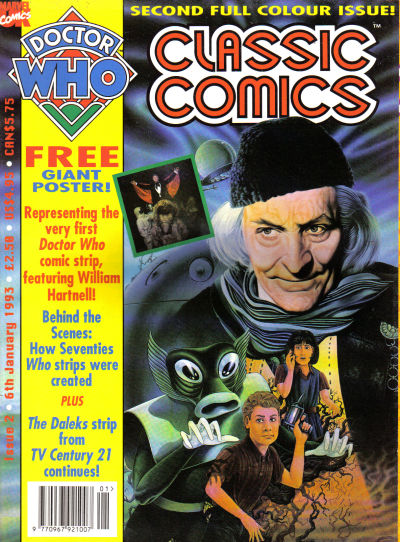 Cover for Doctor Who: Classic Comics (Marvel UK, 1992 series) #2