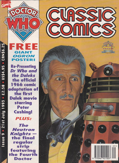 Cover for Doctor Who: Classic Comics (Marvel UK, 1992 series) #9