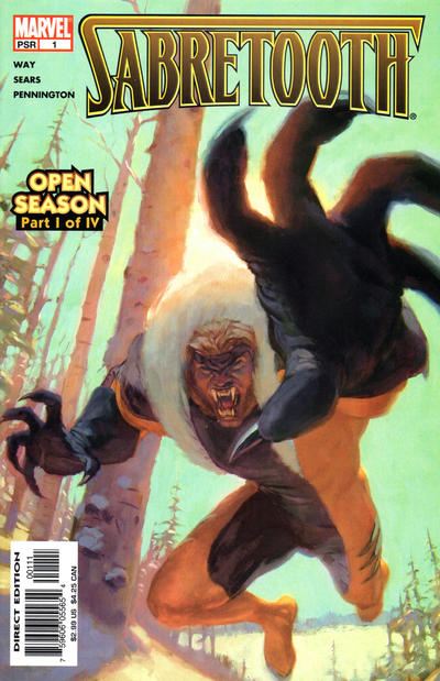 Cover for Sabretooth (Marvel, 2004 series) #1