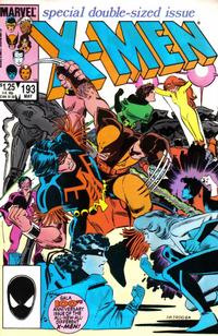 Cover for The Uncanny X-Men (Marvel, 1981 series) #193 [Direct]