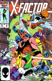 Cover Thumbnail for X-Factor (Marvel, 1986 series) #9 [Direct]