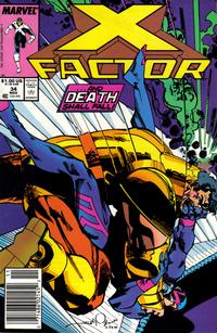 Cover Thumbnail for X-Factor (Marvel, 1986 series) #34 [Newsstand]