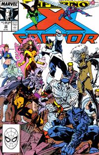 Cover Thumbnail for X-Factor (Marvel, 1986 series) #39 [Direct]