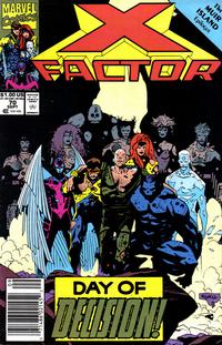 Cover for X-Factor (Marvel, 1986 series) #70 [Newsstand]