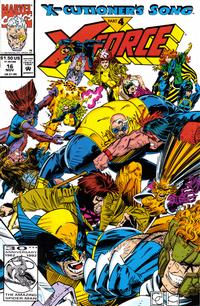 Cover for X-Force (Marvel, 1991 series) #16 [Direct]