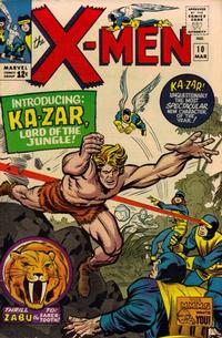 Cover Thumbnail for The X-Men (Marvel, 1963 series) #10