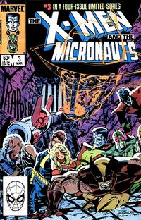 Cover Thumbnail for The X-Men and the Micronauts (Marvel, 1984 series) #3 [Direct]