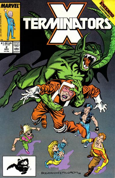 Cover for X-Terminators (Marvel, 1988 series) #2 [Direct]