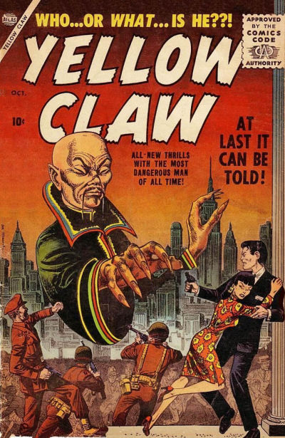 Cover for Yellow Claw (Marvel, 1956 series) #1