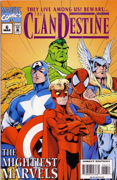 Cover for ClanDestine (Marvel, 1994 series) #6