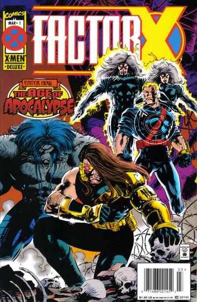 Cover for Factor-X (Marvel, 1995 series) #1 [Newsstand]