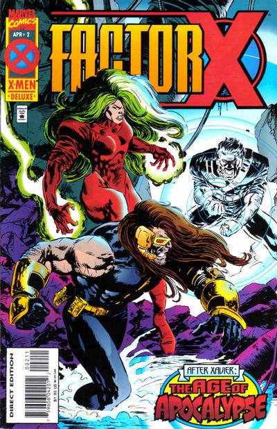 Cover for Factor-X (Marvel, 1995 series) #2 [Direct Edition]